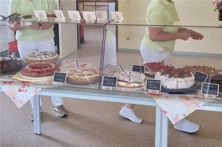 Leckeres Kuchenbuffet