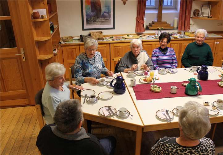 Leckeres Marktfrühstück gemeinsam genießen.