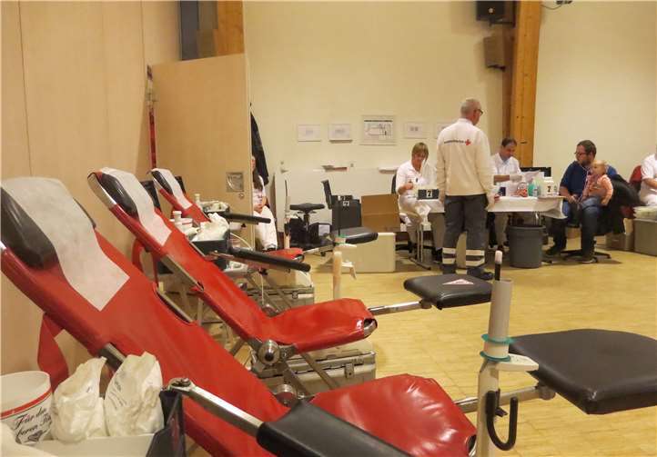 Leere Spenderbetten – Ein Anblick, an den sich das DRK Rhens und der Blutspendedienst nur sehr schwer gewöhnen können. privat