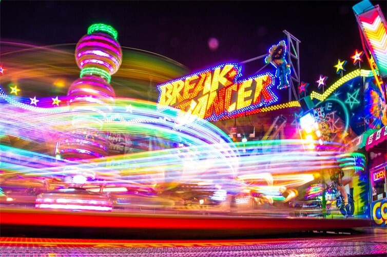 Legendäres Fahrgeschäft durfte im Video nicht fehlen