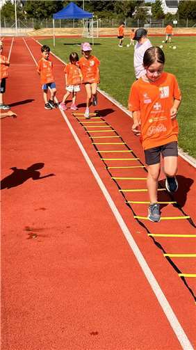 Leichtathletik durfte nicht fehlen.