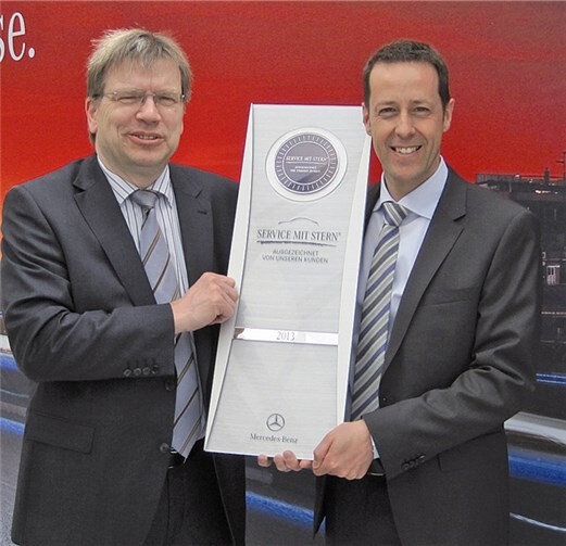 Leidenschaftlicher Service wird belohnt: der Mercedes-Benz Partner RKH in Rheinbach erhielt das Prädikat Service mit Stern®. privat