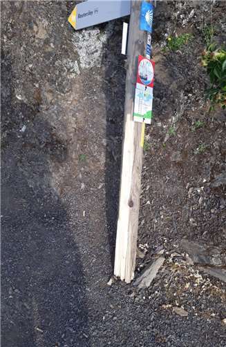 Leider gibt es immer wieder Vandalismus.