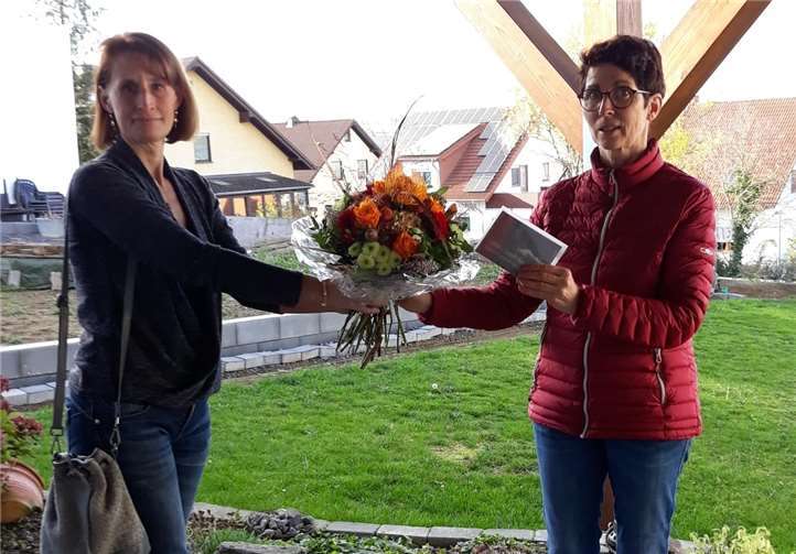 Leider konnte der Verein sich wegen der aktuellen Coronabeschränkungen nur im kleinen Rahmen von Irene verabschieden.Foto: privat
