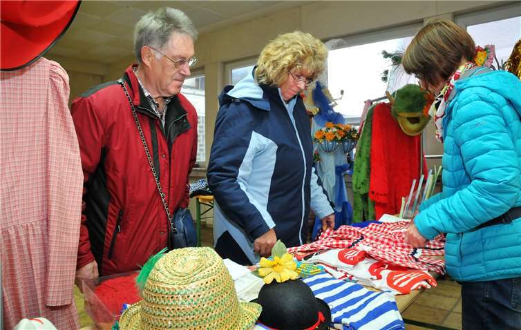 Leider nicht so gut besucht war der Kostüm-Flohmarkt. RASCH