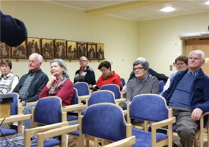 Leider war die Veranstaltung relativ schlecht besucht.