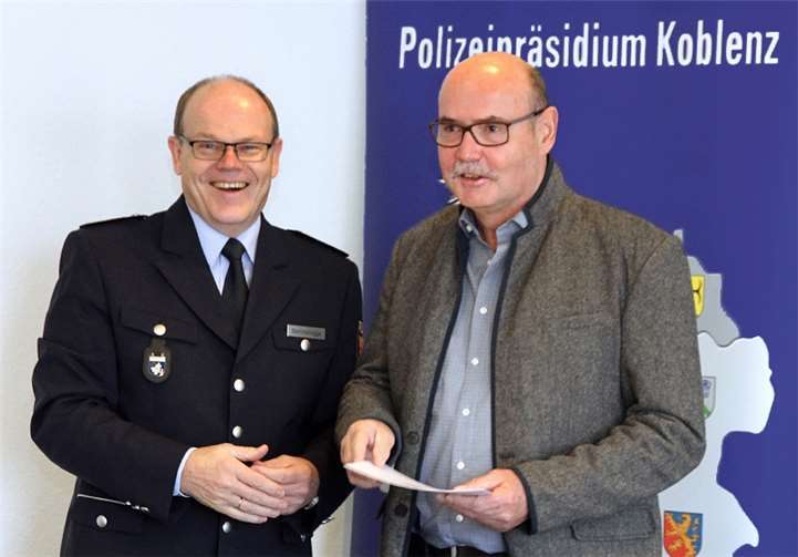 Leitender Polizeidirektor Christopf Semmelrogge und Polizeihautpkommissar Anton Barden.Privat