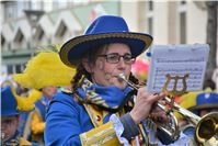 Leiterin des Musikzuges des NCR Blau Gold , Laura Brunett.