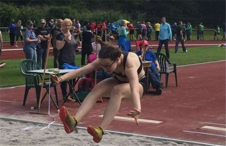 Lena Brunnhübner auf dem Weg zum Titel.