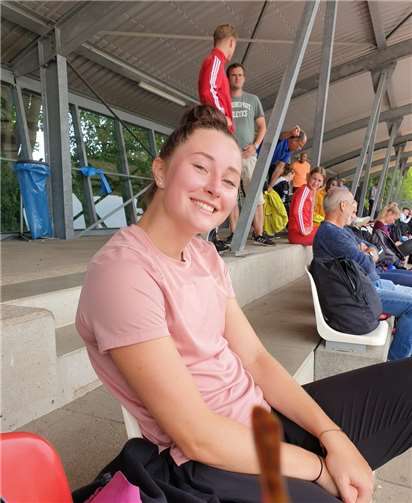 Lena Brunnhübner ist mit ihren Leistungen zufrieden. Foto: privat