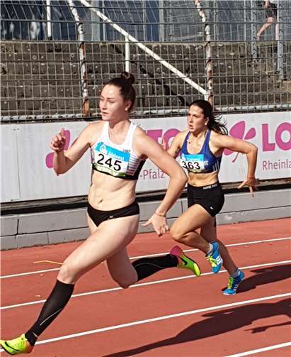 Lena Brunnhübner ist schnell wie der Wind. Foto: TuS Roland Brey