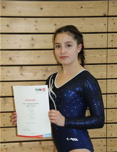 Lena Ellinger, 16zehnte von 23 mit 57,35 Punkten.