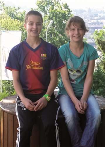 Lena Elzer und Emily Ackermann. privat