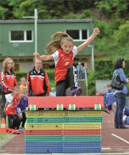 Lena Montermann (W7) sammelte fleißig Punkte für ihr Team.