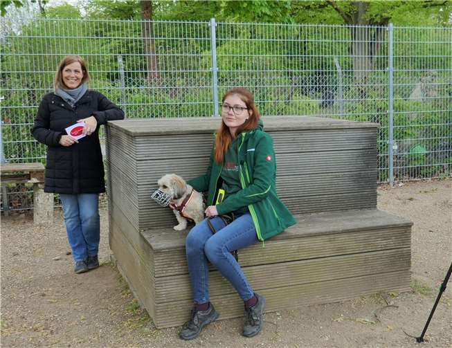 Lena Neuhaus stellte souverän drei Hunde vor. Fotos: privat