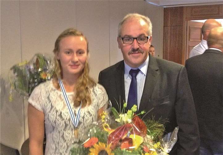 Lena Reuss konnte sich nach ihrer tollen Leistung in Rio über diverse Gratulationen freuen. privat