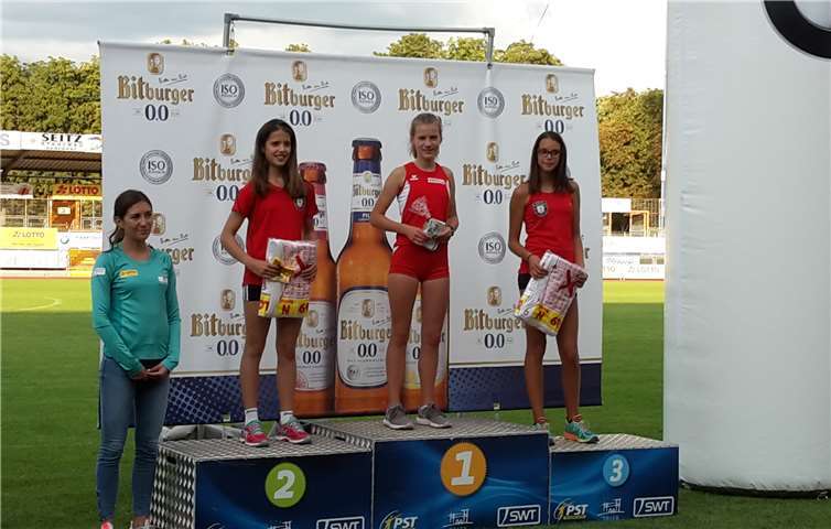 Lena Rotta belegte den ersten Platz beim Lauf der U14. Privat