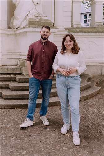 Lena Schmoranzer und Christopher Bündgen. Foto: privat
