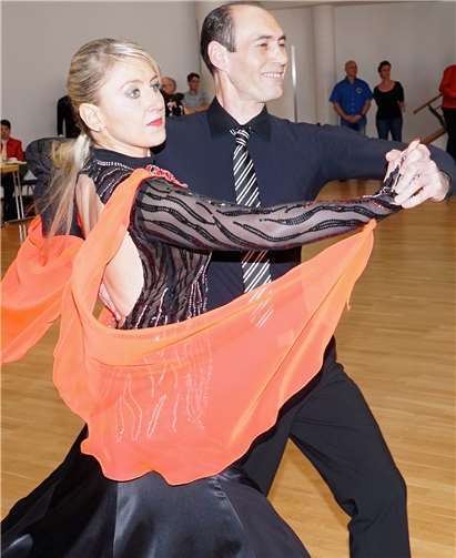 Lena und Vladimir Scherf überzeugten die Jury und belegten den zweiten Platz in Wuppertal. privat