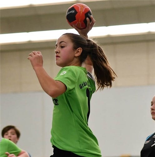 Leni Schlich beim Wurf.privat