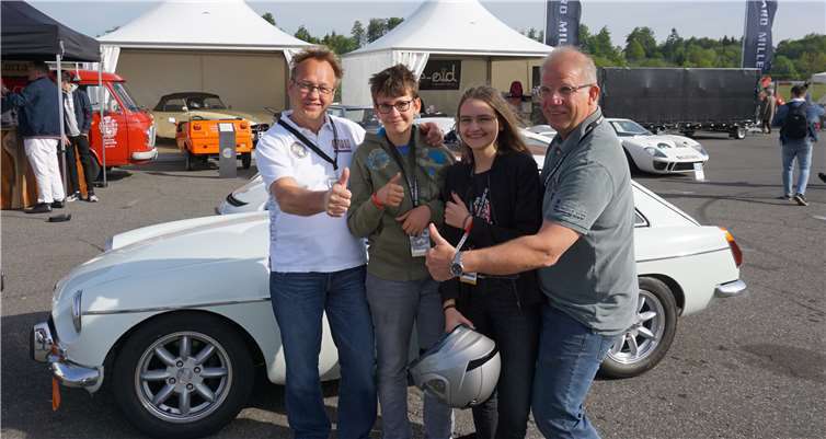 Lennard hatte zusammen mit seiner Schwester und Eltern einen aufregenden Tag. Foto: privat