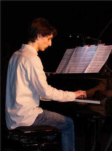 Lennart Grosch, MSS 12, spielte Chopins Nocturne.