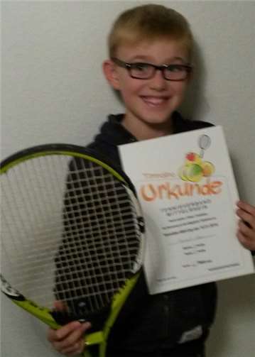 Lennart Naus ist stolz auf seinen fünften Platz in der Gesamtwertung. privat