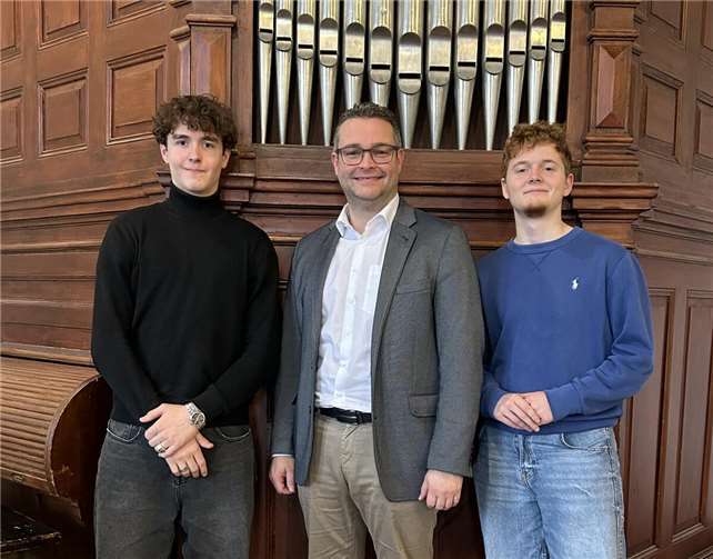 Lennert Geiermann, Thorsten Welling und Julian Stotz.  Foto: M. Dolic
