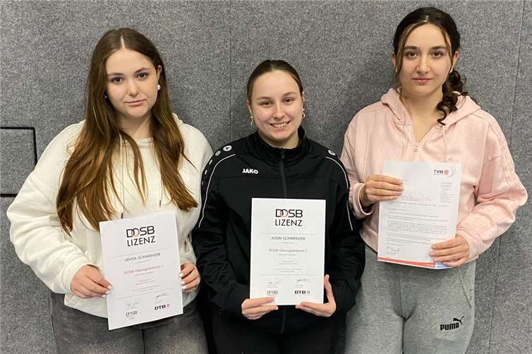 Lenya Schwenzer, Aylin Schwenzer und Joelina Schwenzer (v.l.) Foto: privat