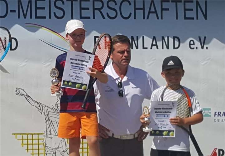 Leo Mahler (rechts) erspielte sich einen guten 3. Platz in der Klasse U9.
