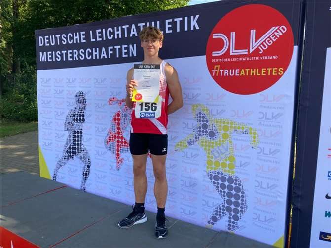 Leon Kuppert konnte mit den Plätzen vier und fünf bei der DM in Hannover sehr zufrieden sein. Foto: privat