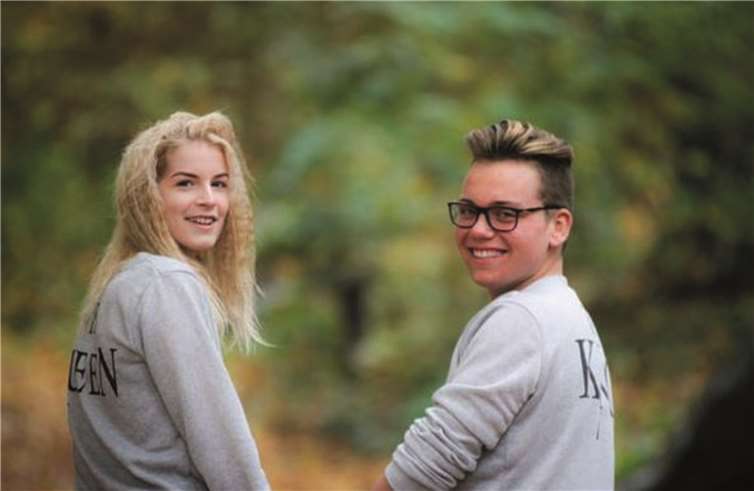 Leon und seine Freundin Karina schauen mit Zuversicht in eine gemeinsame Zukunft. DKMS