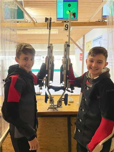 Leonard Wüst (li.) und Maksim Mikic.Foto: privat