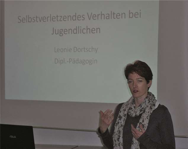 Leonie Dortschy klärte kompetent über das Thema auf. Privat