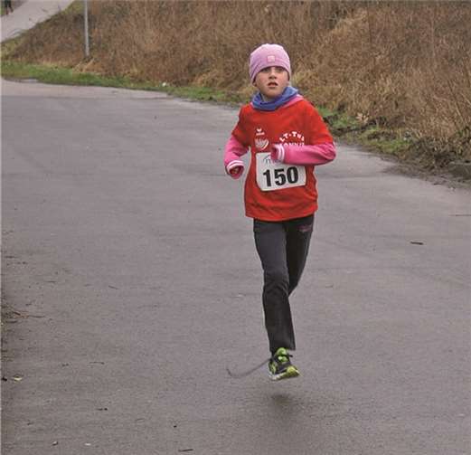 Leonie Kupser als erfolgreichste Läuferin aus den Reihen des Lauftreffs. privat