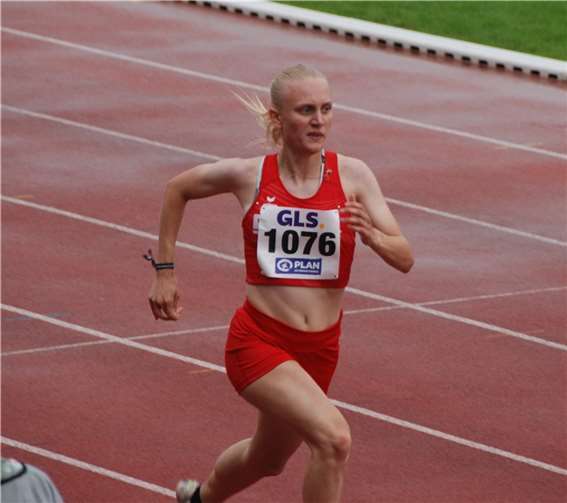 Leonie Kupser kämpfte gegen den Regen und die Konkurrenz. Foto: Stefan Kupser