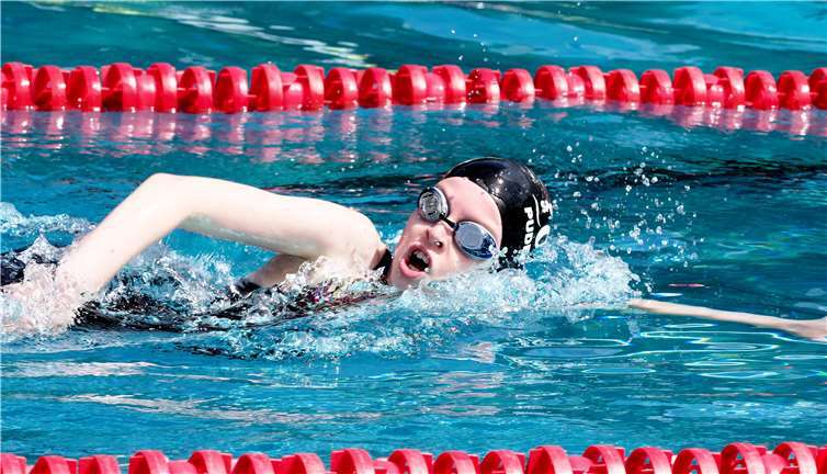 Leonie Wirth (Jg. 08) zeigte Höchstleistungen.Foto: privat