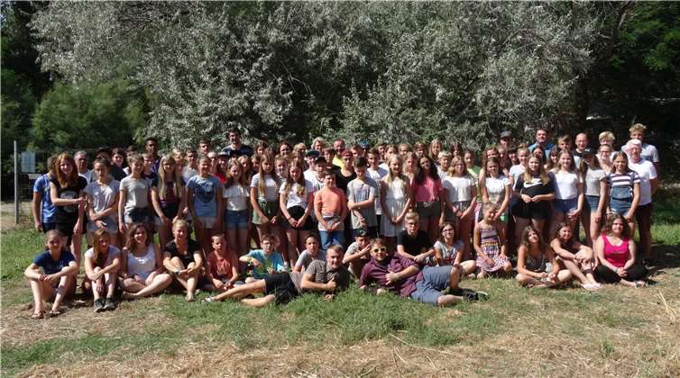 Lernen und Spaß haben hieß es beim Konfi-Camp in der Toskana für die jungen TeilnehmerInnen.privat