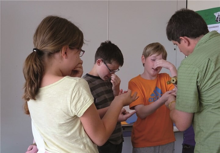 Lernstation „schmecken“.