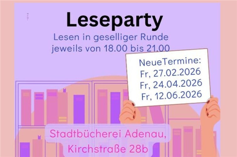 Lesen in Gemeinschaft in der gemütlichen Atmosphäre der Stadtbücherei