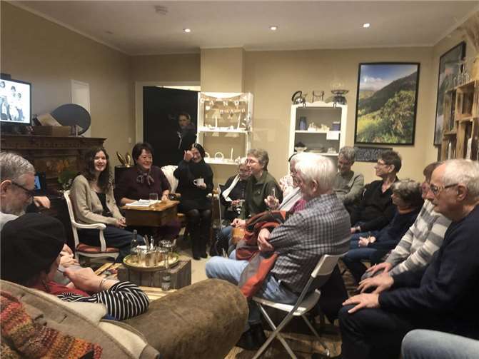 Lesung in der Kaffeerösterei.  Foto: privat