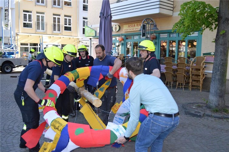 Letzte Vorbereitungen.
