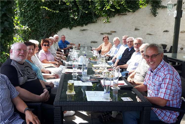 Letzter Stammtisch in Welling vor über zwei Jahren, endlich kann man sich wieder treffen.