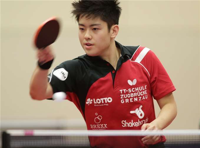 Liang Qiu: Wird er das eventuelle Bruderduell am kommenden Sonntag um 15 Uhr in der Zugbrückenhalle für sich entscheiden können? Wolfgang Heil/TTC Zugbrücke Grenzau