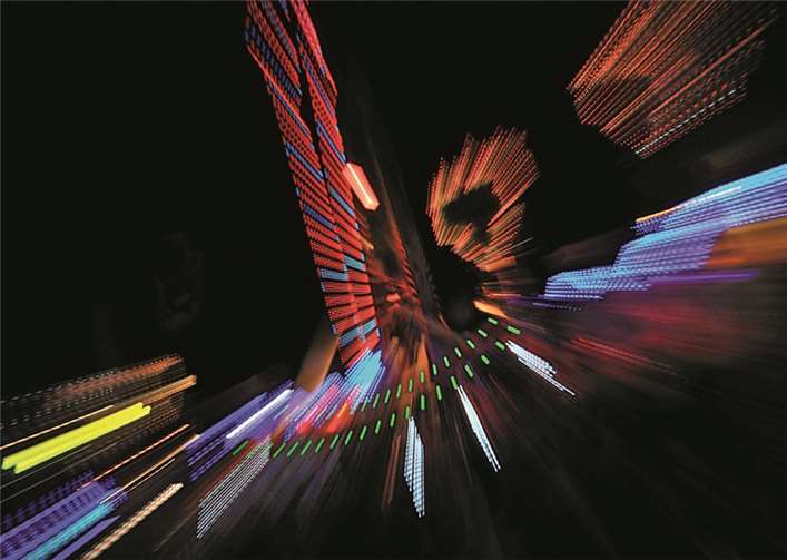 Lichtmalerei von Werner Mertens. Werner Mertens