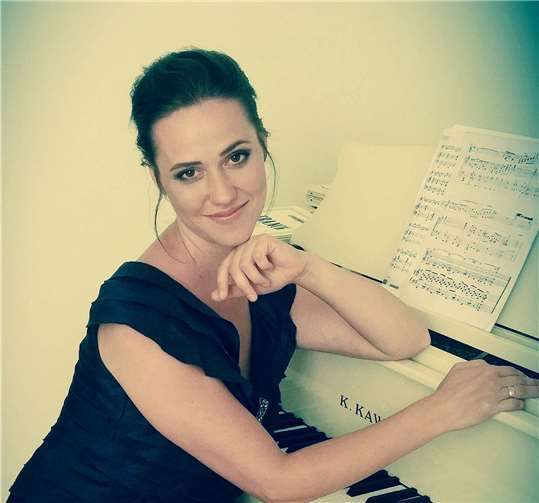 Lidiya Plastun ist zu Gast in Bad Breisig. privat