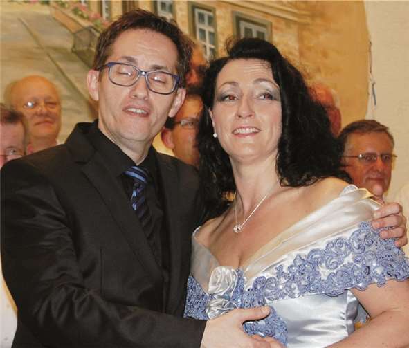 Liebesduett aus „Phantom der Oper“: Jürgen Rieser und Anita Reuter.