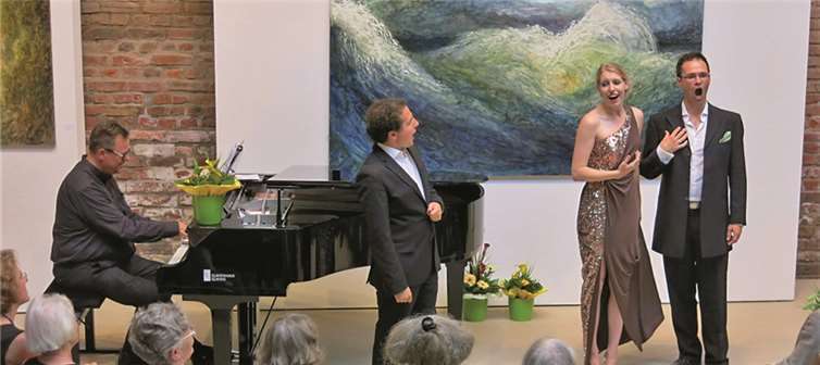 Liederabend mit Peter Bortfeldt, Frederik Schauhoff, Andrea Graff und Nico Heinrichs. Gemeinde Wachtberg