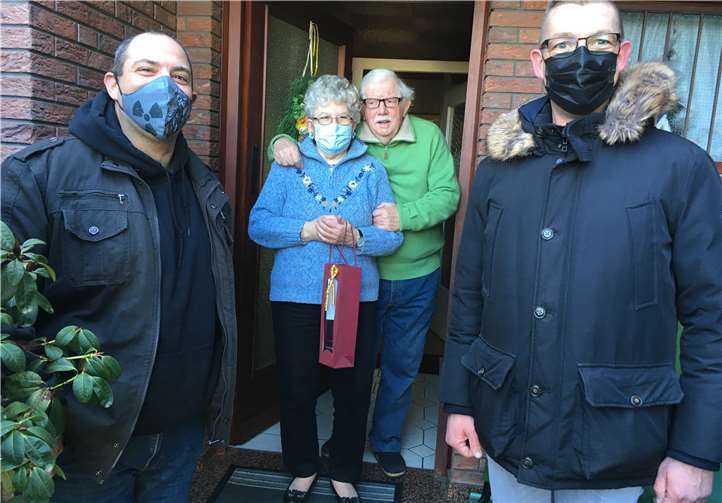 Liesel Windeck freute sich sehr über die Glückwünsche. Foto: privat