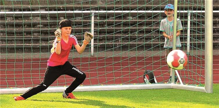 Lilly Girz demonstrierte wieder ihr Können.  privat